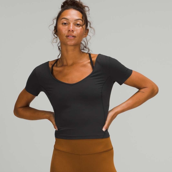 EUC 💎 Lululemon Align T-shirt Black Size 8 - Picture 1 of 5